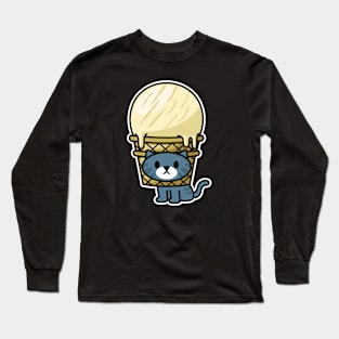 Ice Cream Cat Long Sleeve T-Shirt